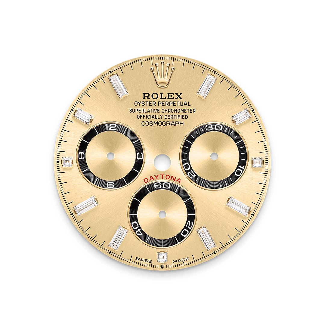 Rolex  Cosmograph Daytona Oyster, 40 mm, guld og diamanter M126538TBR-0004 hos Knud Pedersen