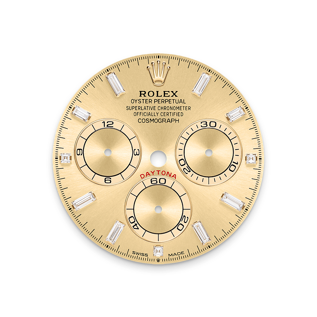 Rolex  Cosmograph Daytona Oyster, 40 mm, guld og diamanter M126598TBR-0001 hos Knud Pedersen