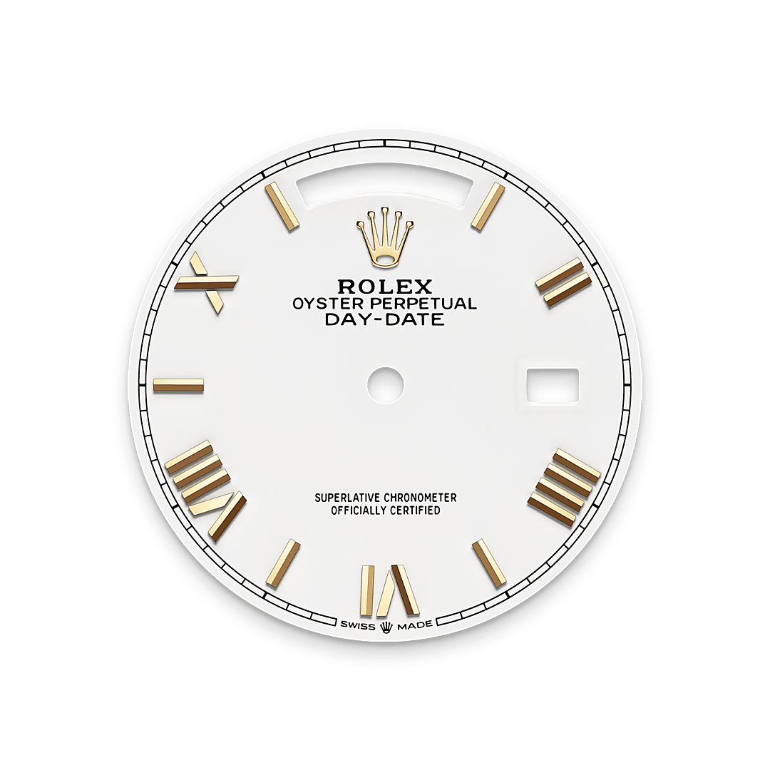 Rolex  Day-Date 36 Oyster, 36 mm, gult guld M128238-0113 hos Knud Pedersen