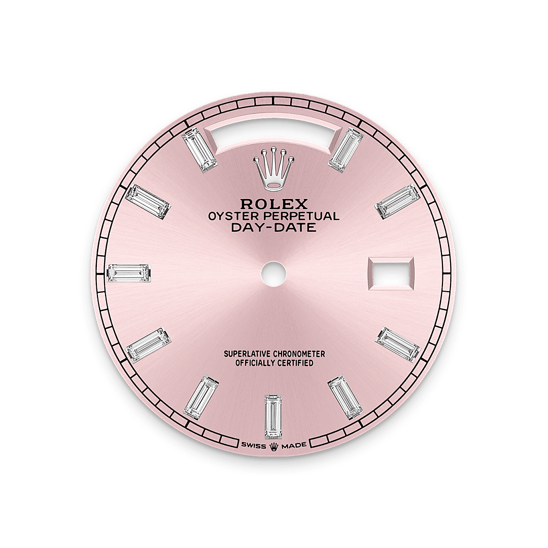 Rolex  Day-Date 36 Oyster, 36 mm, hvidguld og diamanter M128399TBR-0029 hos Knud Pedersen