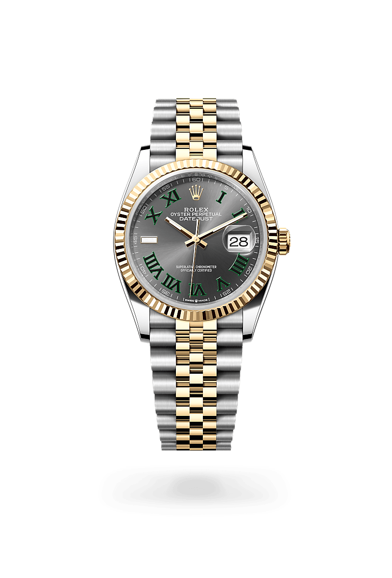 Rolex Datejust 36Oyster, 36 mm, Oystersteel og gult guldM126233-0035 - Knud Pedersen