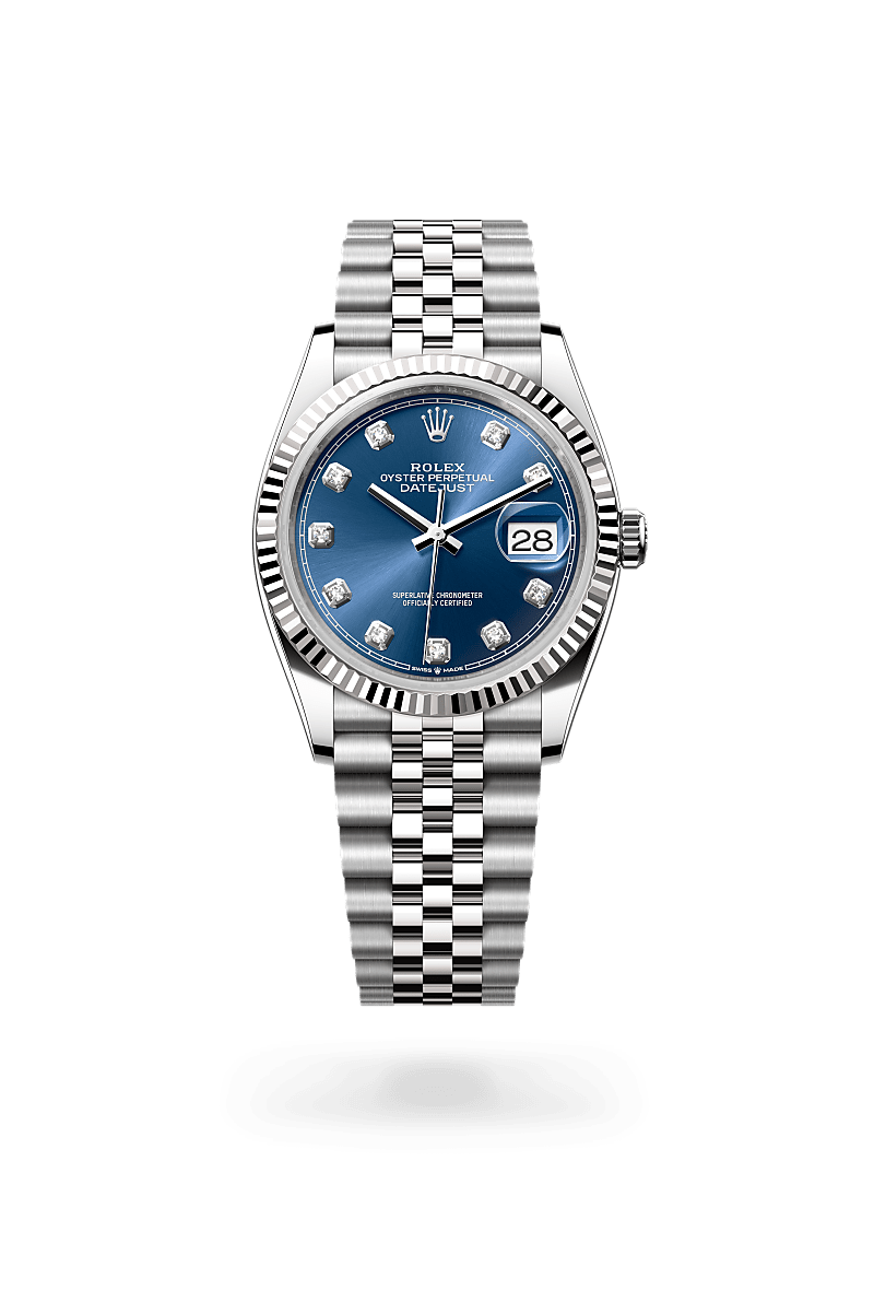 Rolex Datejust 36Oyster, 36 mm, Oystersteel og hvidguldM126234-0037 - Knud Pedersen