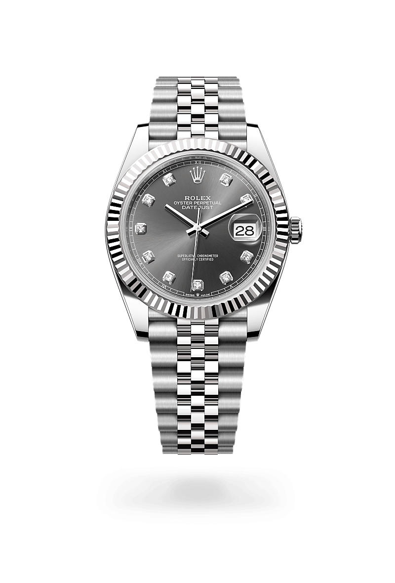 Rolex Datejust 41Oyster, 41 mm, Oystersteel og hvidguldM126334-0006 - Knud Pedersen