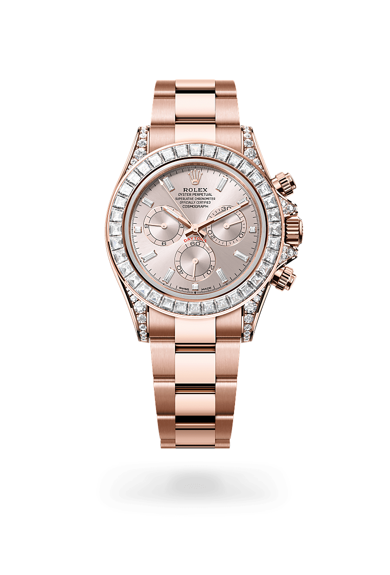 Rolex Cosmograph DaytonaOyster, 40 mm, Everose guld og diamanterM126595TBR-0001 - Knud Pedersen