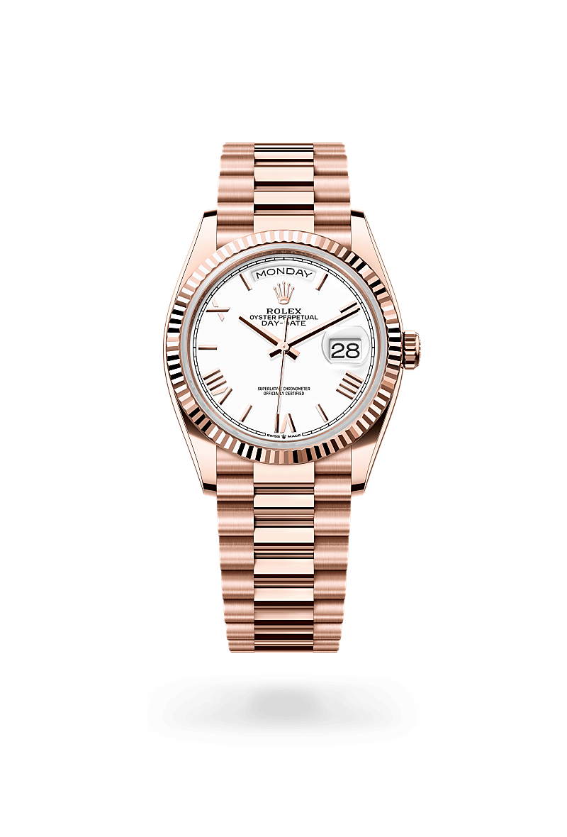 Rolex Day-Date 36Oyster, 36 mm, Everose guldM128235-0070 - Knud Pedersen