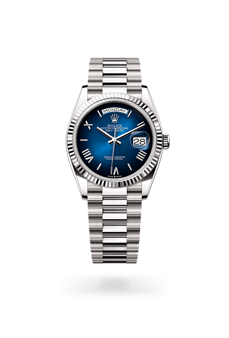 Rolex Day-Date 36Oyster, 36 mm, hvidguldM128239-0063 - Knud Pedersen