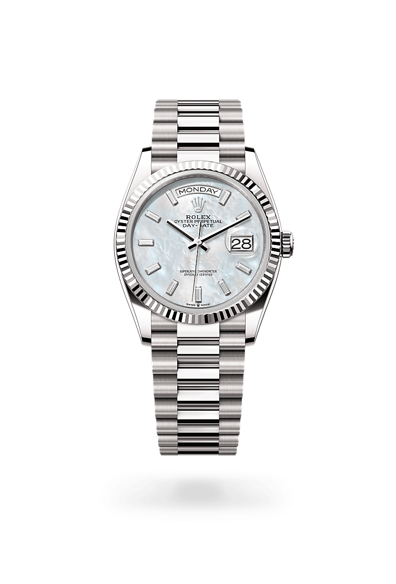 Rolex Day-Date 36Oyster, 36 mm, hvidguldM128239-0065 - Knud Pedersen
