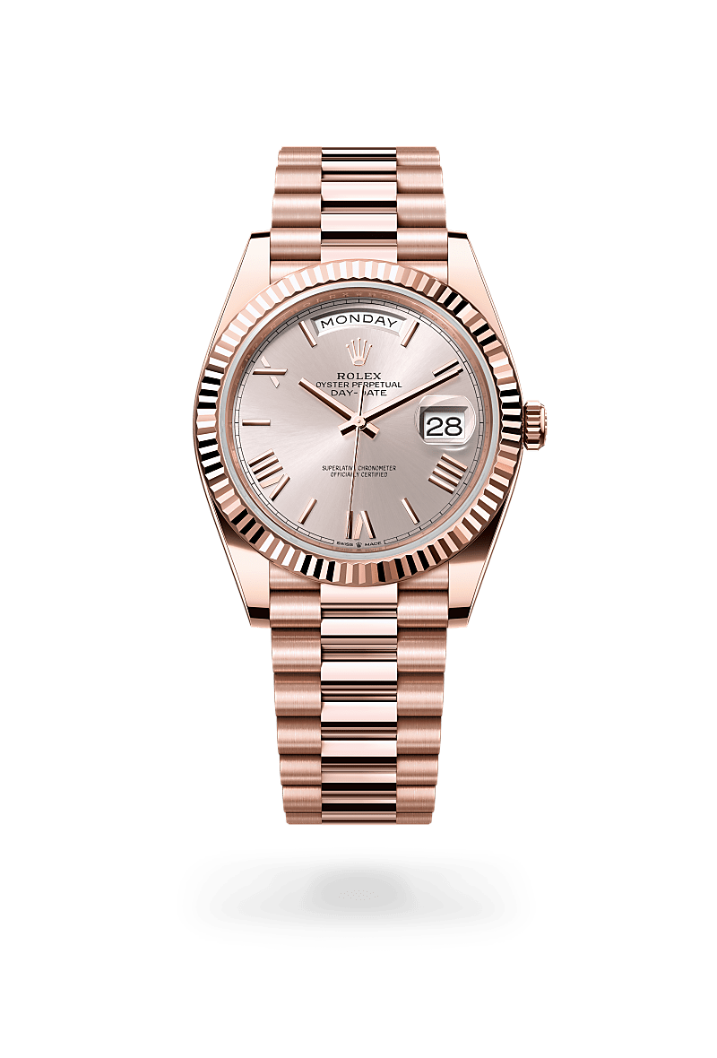 Rolex Day-Date 40Oyster, 40 mm, Everose guldM228235-0001 - Knud Pedersen