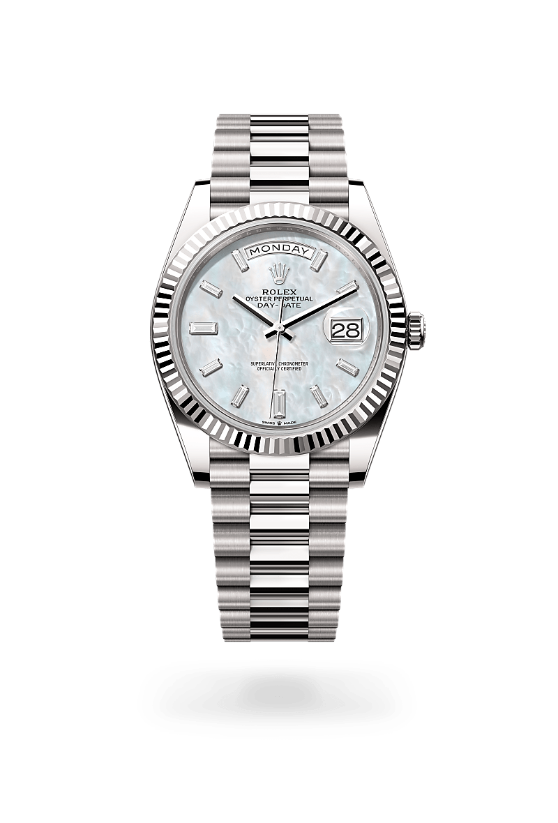 Rolex Day-Date 40Oyster, 40 mm, hvidguldM228239-0078 - Knud Pedersen