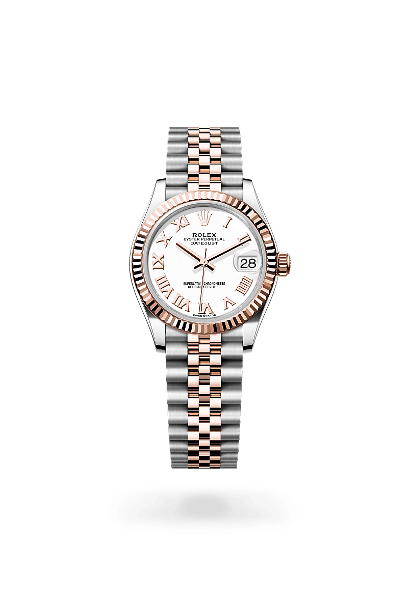 Rolex Datejust 31Oyster, 31 mm, Oystersteel og Everose guldM278271-0002 - Knud Pedersen