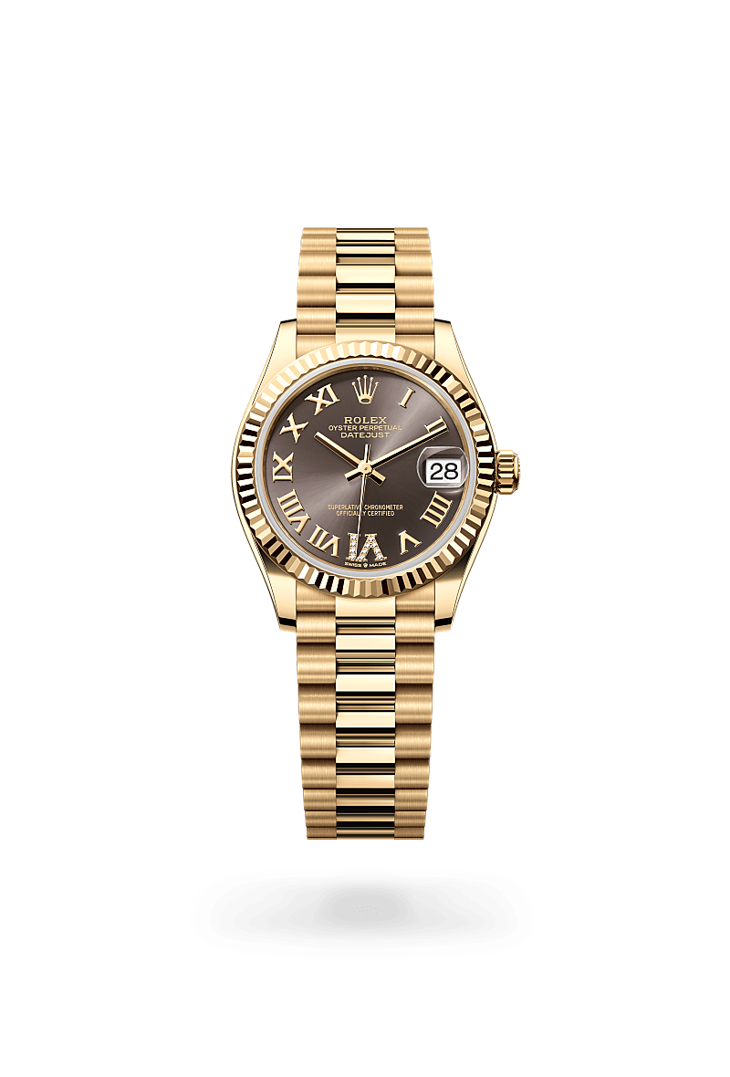 Rolex Datejust 31Oyster, 31 mm, gult guldM278278-0032 - Knud Pedersen