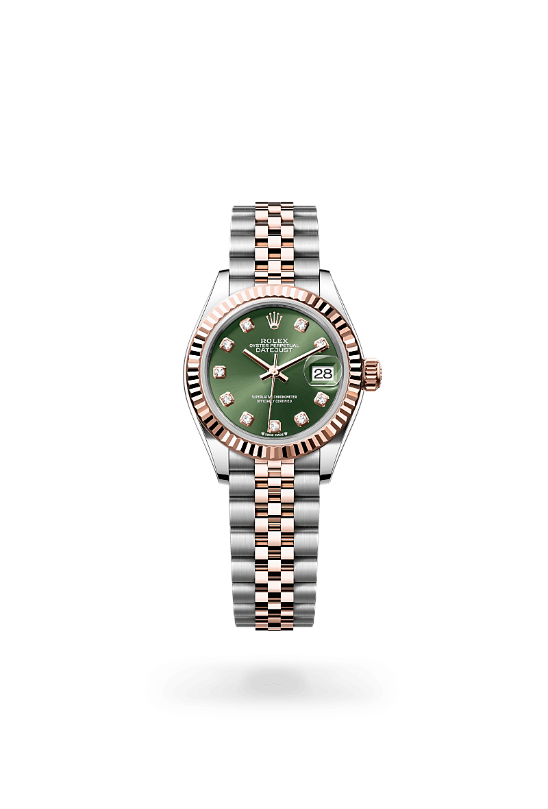 Rolex Lady-DatejustOyster, 28 mm, Oystersteel og Everose guldM279171-0007 - Knud Pedersen