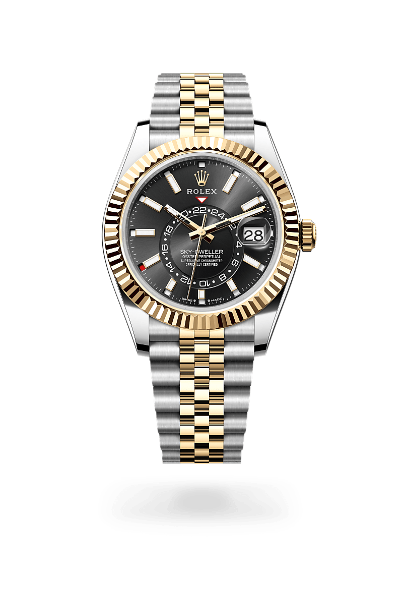 Rolex Sky-DwellerOyster, 42 mm, Oystersteel og gult guldM336933-0004 - Knud Pedersen