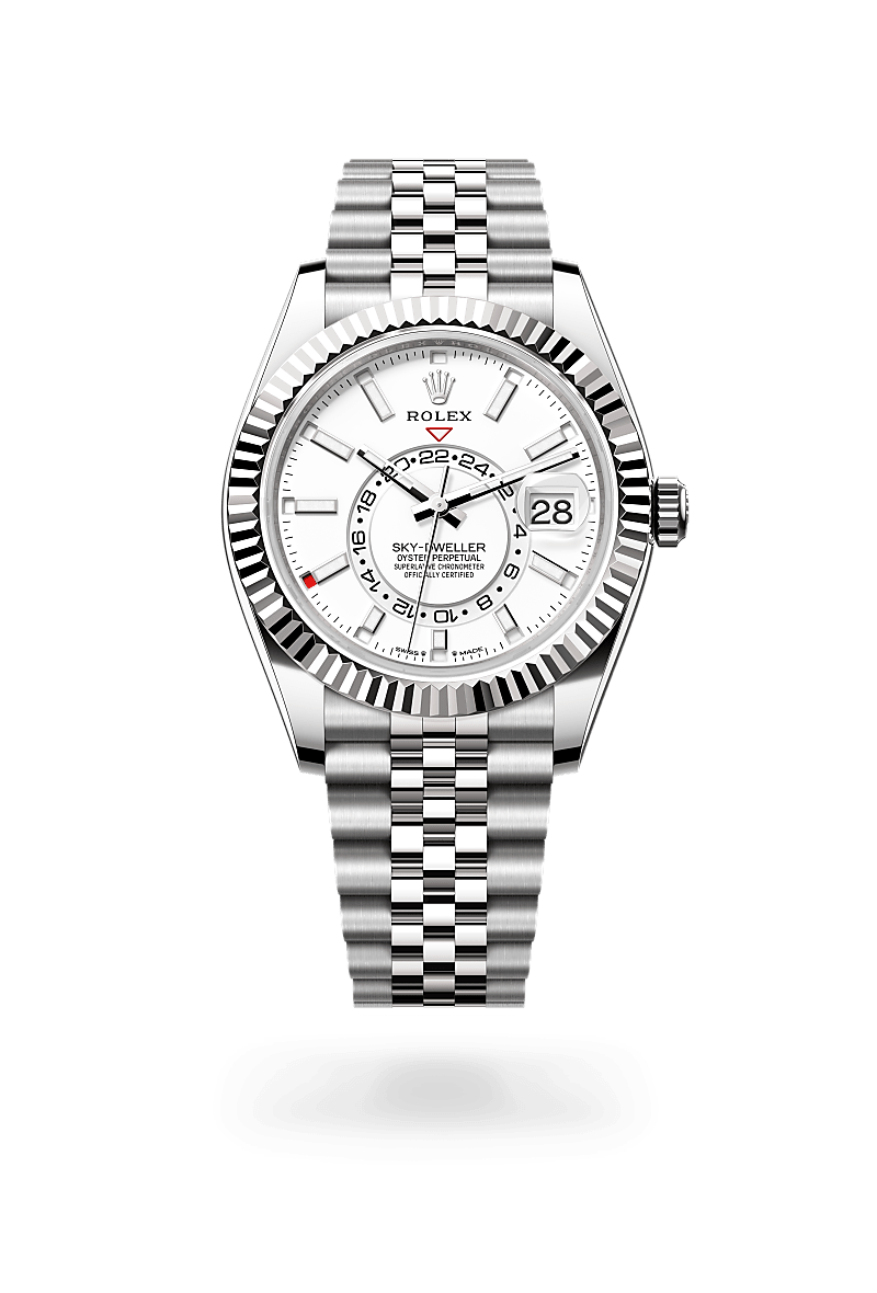 Rolex Sky-DwellerOyster, 42 mm, Oystersteel og hvidguldM336934-0004 - Knud Pedersen
