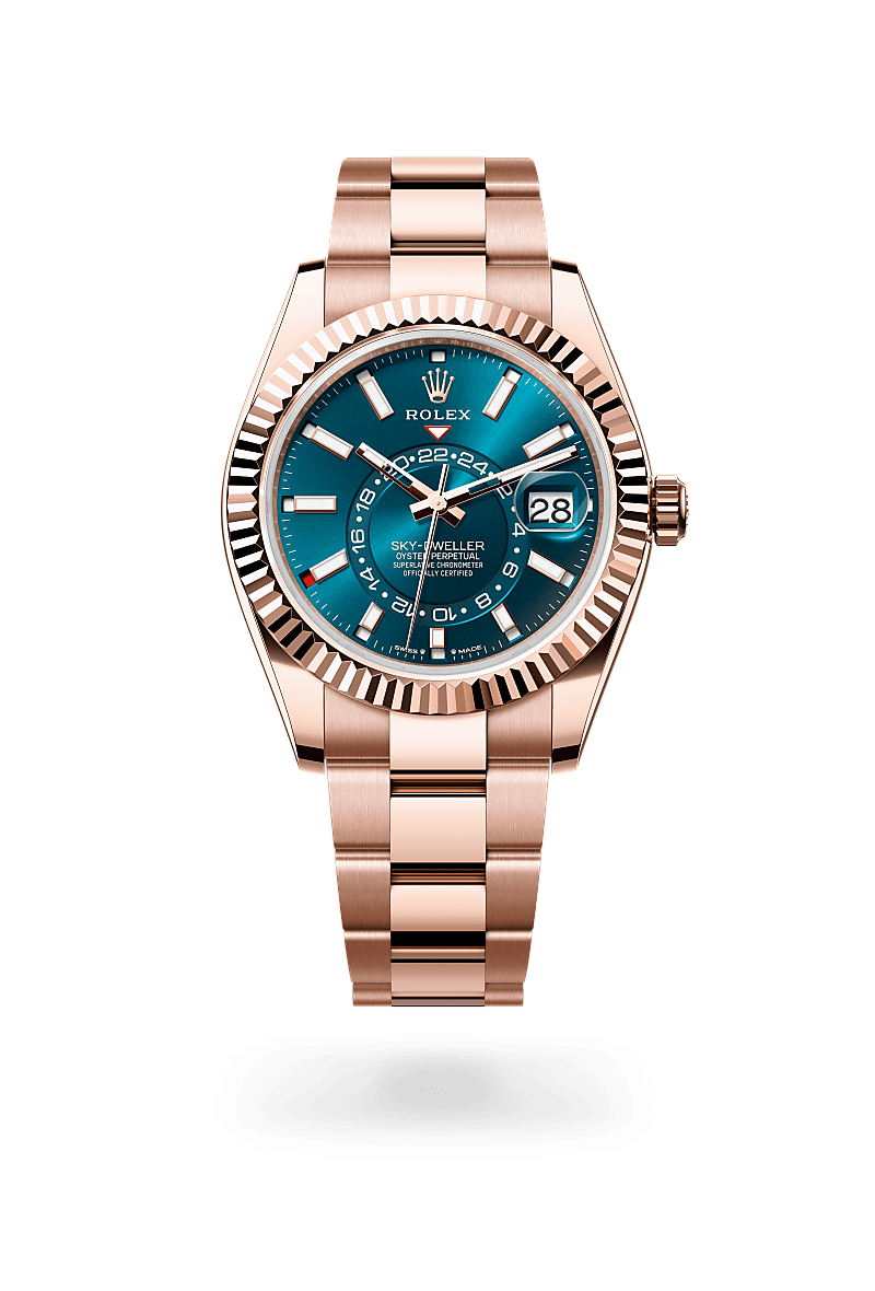 Rolex Sky-DwellerOyster, 42 mm, Everose guldM336935-0001 - Knud Pedersen
