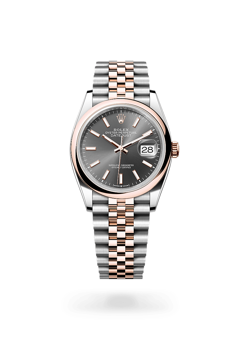 Rolex  Datejust 36 Oyster, 36 mm, Oystersteel og Everose guld M126201-0013 | Knud Pedersen - Knud Pedersen