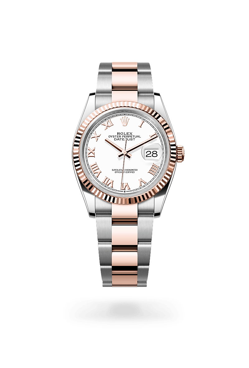 Rolex  Datejust 36 Oyster, 36 mm, Oystersteel og Everose guld M126231-0016 | Knud Pedersen - Knud Pedersen