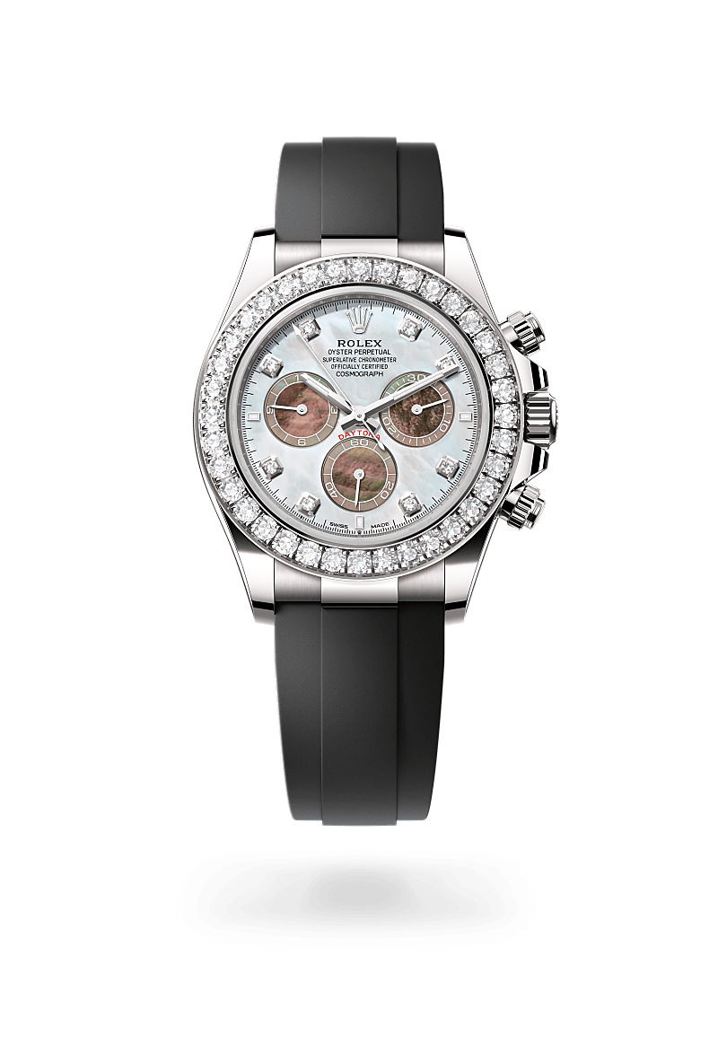 Rolex  Cosmograph Daytona Oyster, 40 mm, hvidguld og diamanter M126589RBR-0001 | Knud Pedersen - Knud Pedersen