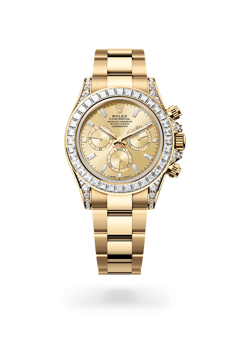 Rolex  Cosmograph Daytona Oyster, 40 mm, guld og diamanter M126598TBR-0001 | Knud Pedersen - Knud Pedersen