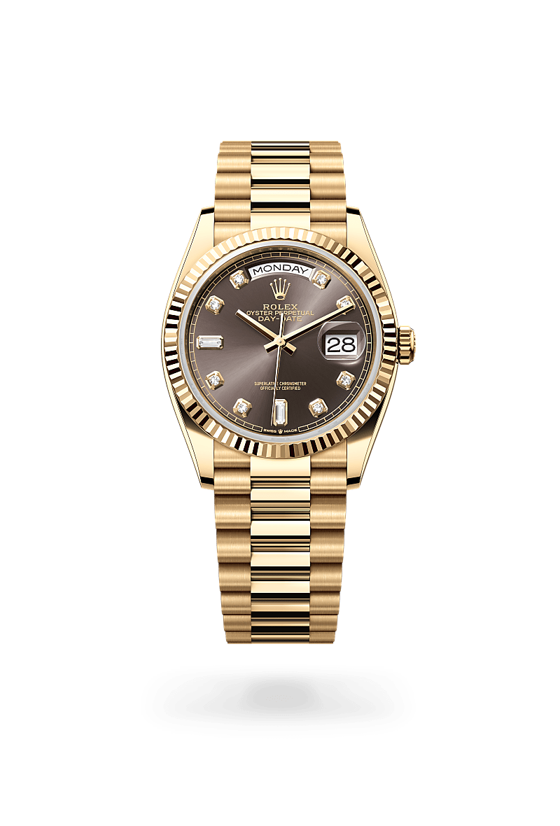 Rolex  Day-Date 36 Oyster, 36 mm, gult guld M128238-0022 | Knud Pedersen - Knud Pedersen