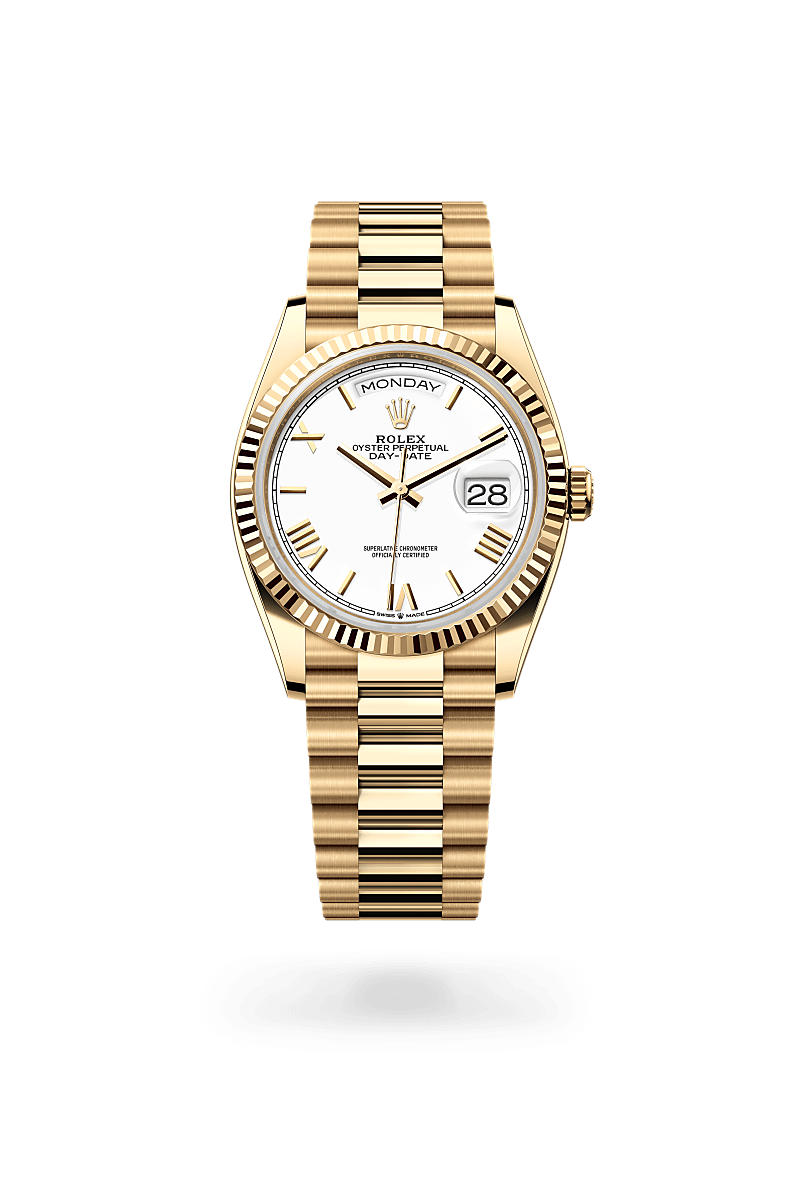 Rolex  Day-Date 36 Oyster, 36 mm, gult guld M128238-0113 | Knud Pedersen - Knud Pedersen