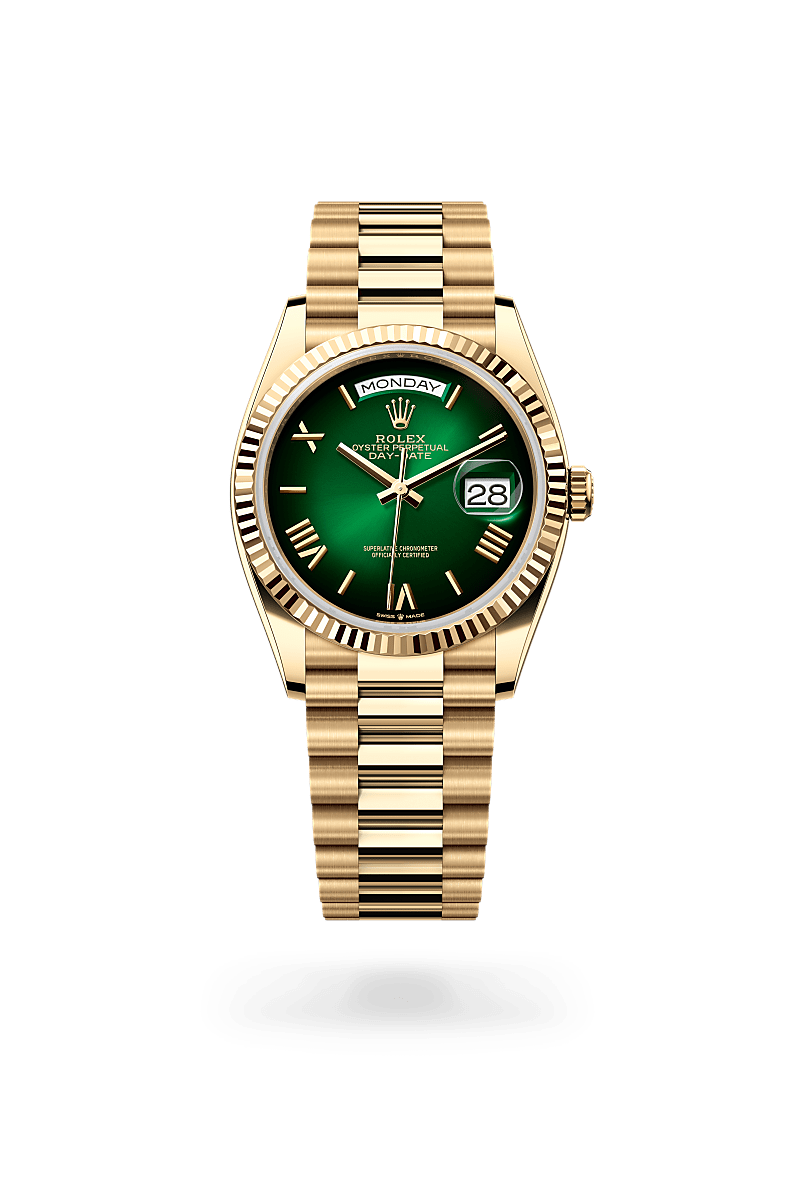 Rolex  Day-Date 36 Oyster, 36 mm, gult guld M128238-0118 | Knud Pedersen - Knud Pedersen