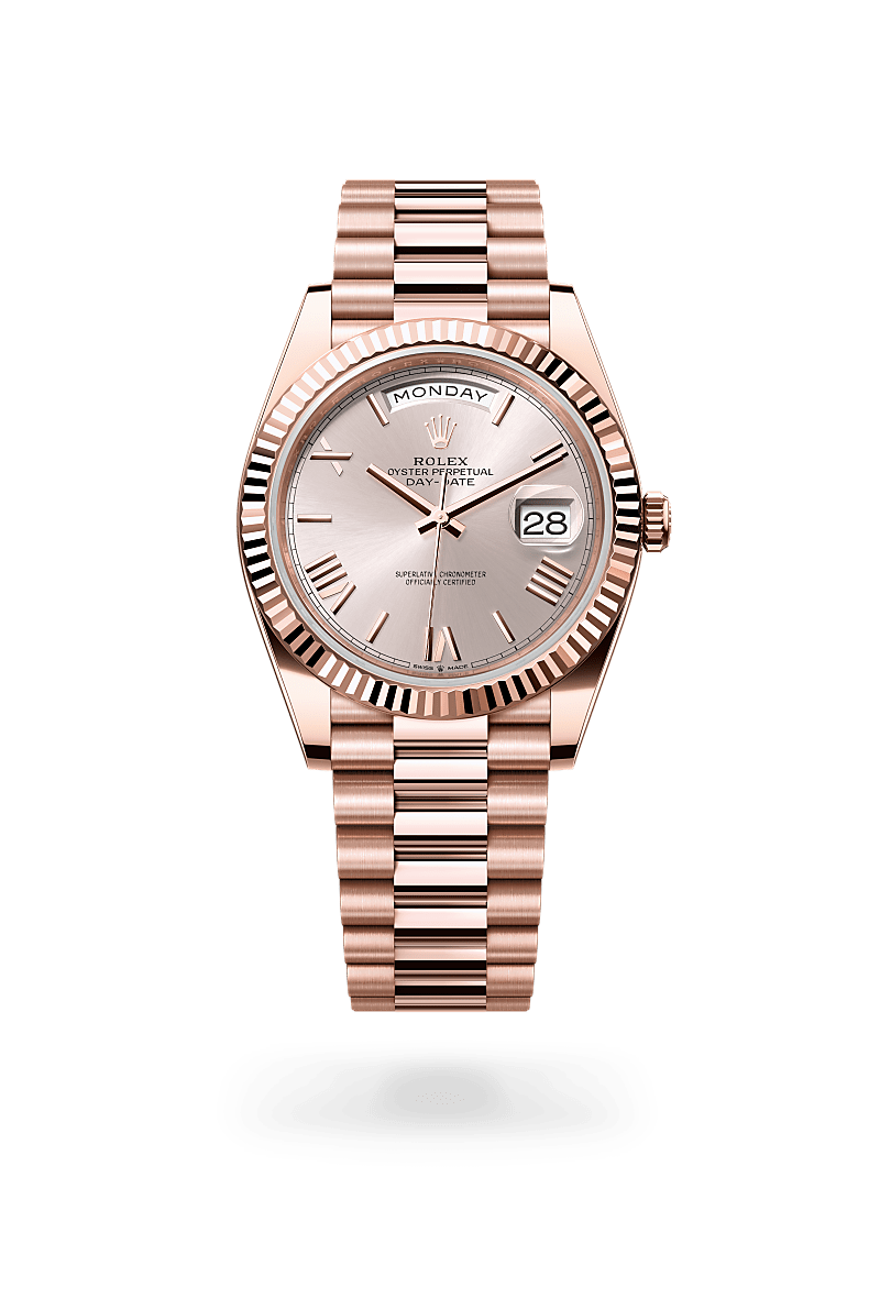 Rolex  Day-Date 40 Oyster, 40 mm, Everose guld M228235-0001 | Knud Pedersen - Knud Pedersen