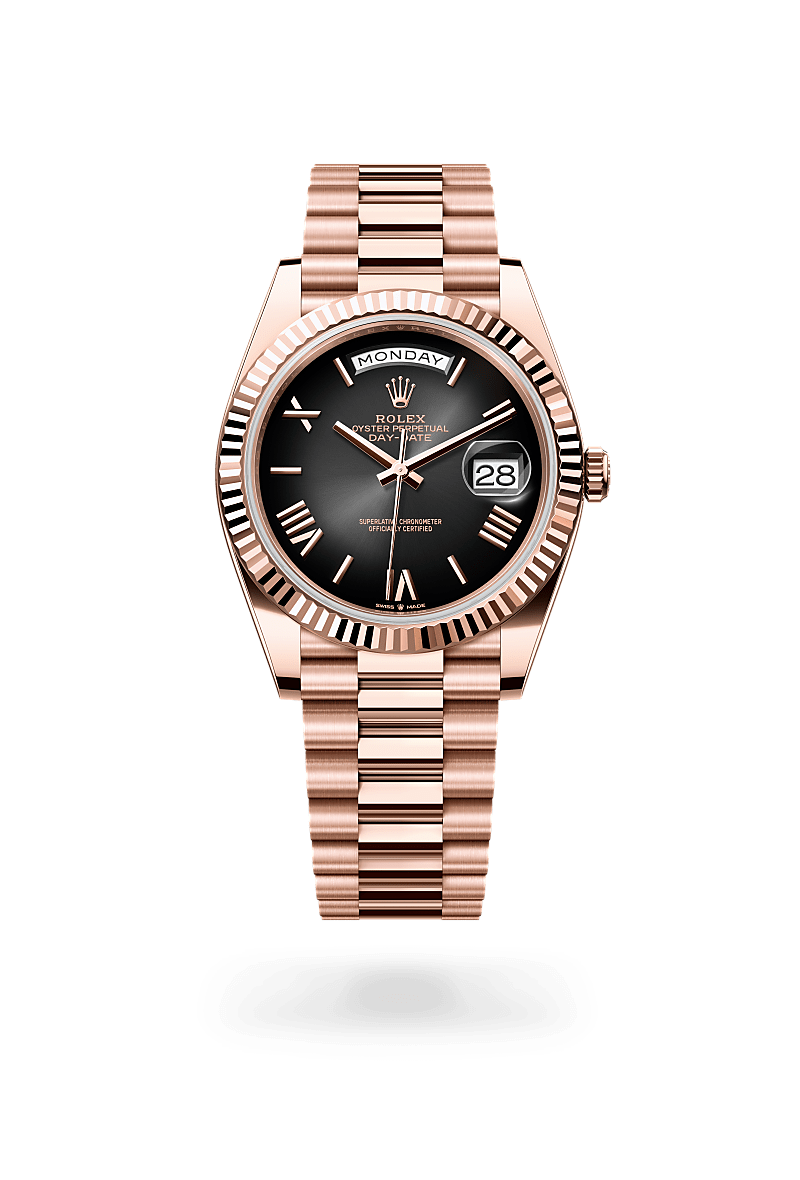 Rolex  Day-Date 40 Oyster, 40 mm, Everose guld M228235-0055 | Knud Pedersen - Knud Pedersen