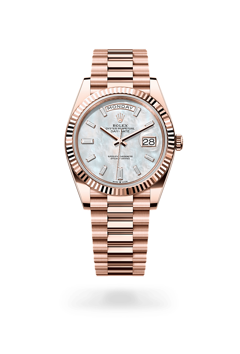 Rolex  Day-Date 40 Oyster, 40 mm, Everose guld M228235-0056 | Knud Pedersen - Knud Pedersen