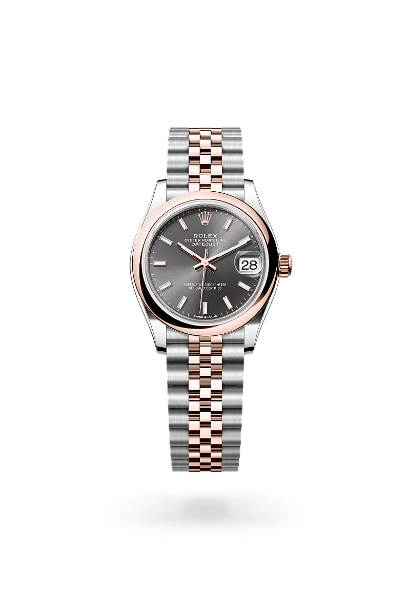 Rolex  Datejust 31 Oyster, 31 mm, Oystersteel og Everose guld M278241-0018 | Knud Pedersen - Knud Pedersen