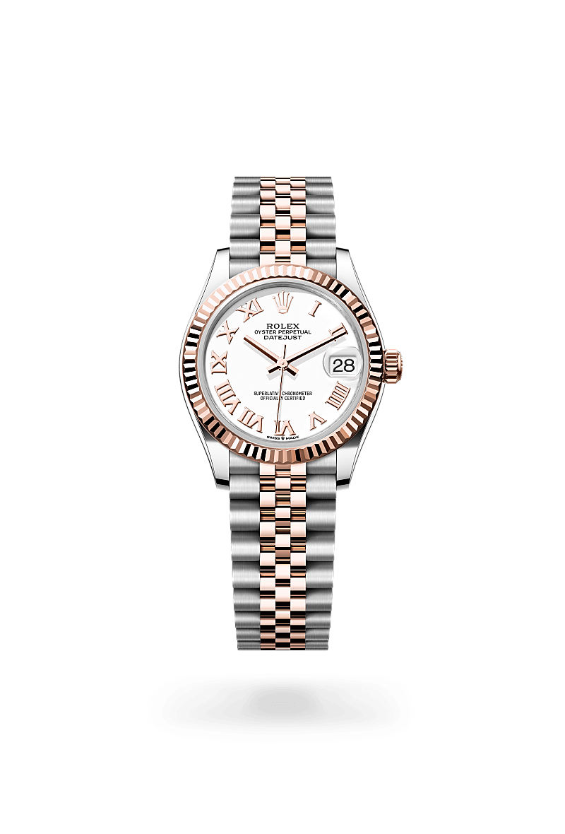 Rolex  Datejust 31 Oyster, 31 mm, Oystersteel og Everose guld M278271-0002 | Knud Pedersen - Knud Pedersen