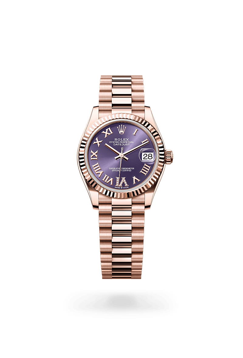 Rolex  Datejust 31 Oyster, 31 mm, Everose guld M278275-0029 | Knud Pedersen - Knud Pedersen