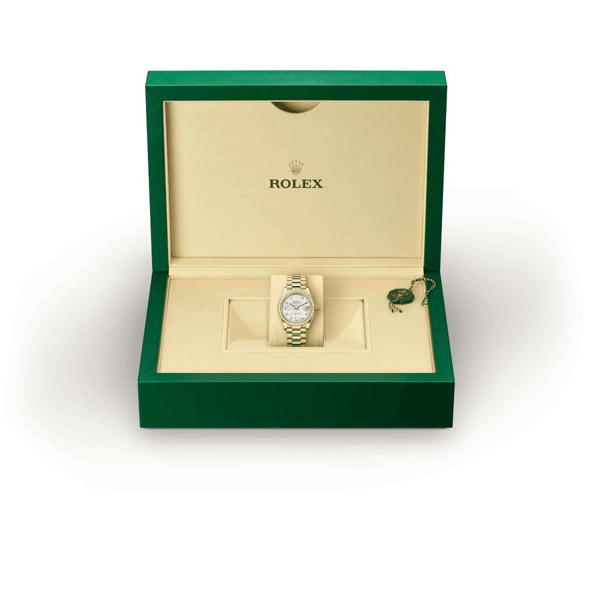 Rolex  Datejust 31 Oyster, 31 mm, guld og diamanter M278288RBR-0006 - Knud Pedersen