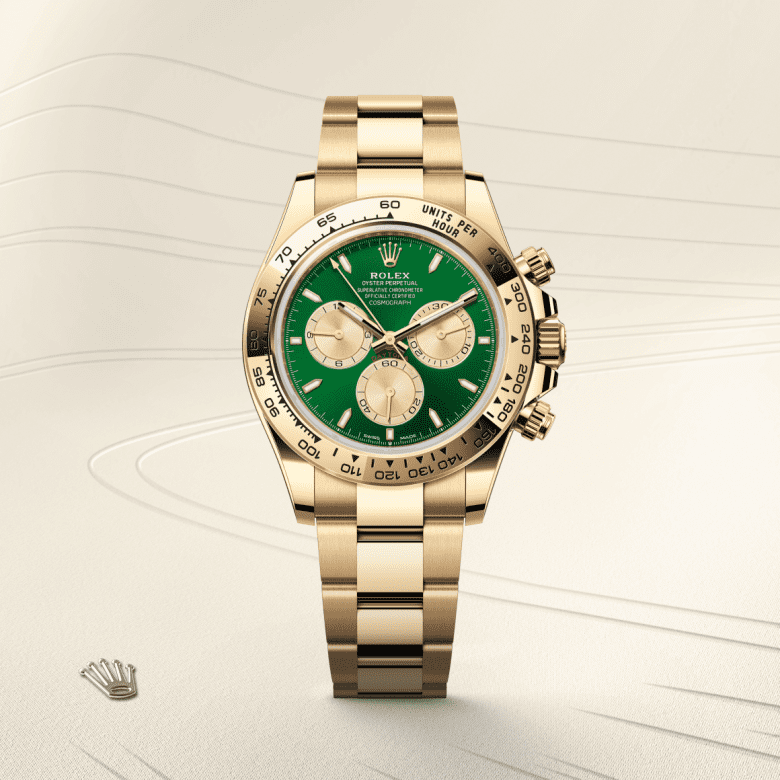 Rolex Cosmograph Daytona, Oyster, 40 mm, gult guld, M126508-0008