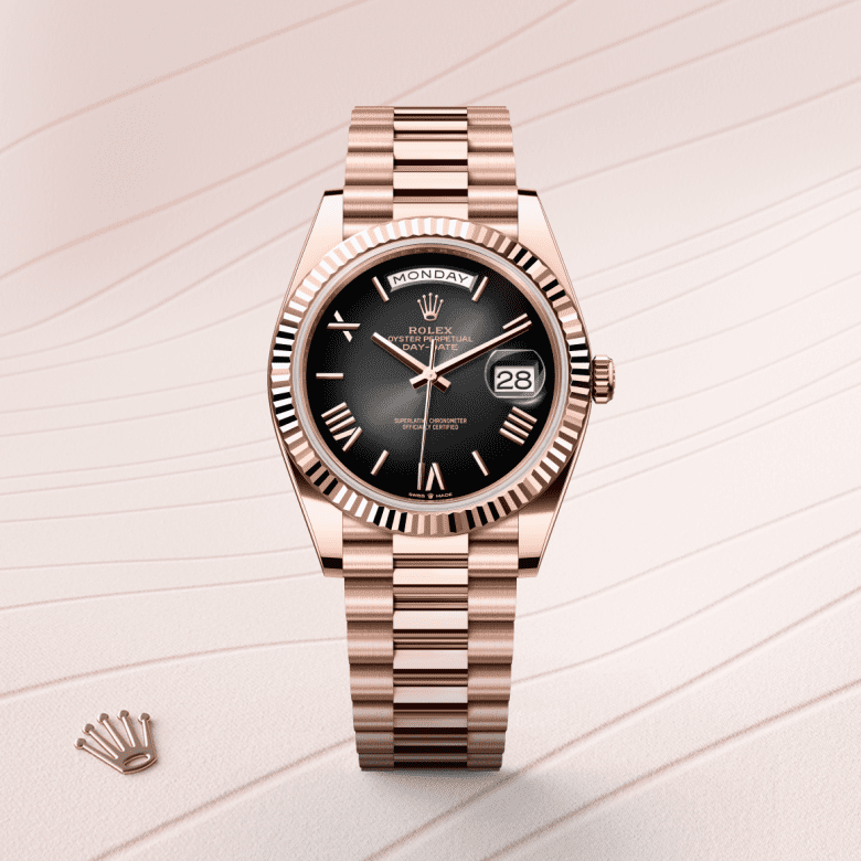 Rolex Day-Date 40, Oyster, 40 mm, Everose guld, M228235-0055