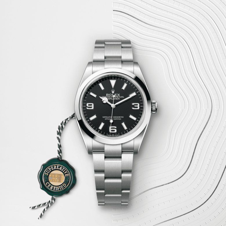 Rolex Explorer 36, Oyster, 36 mm, Oystersteel, M124270-0001