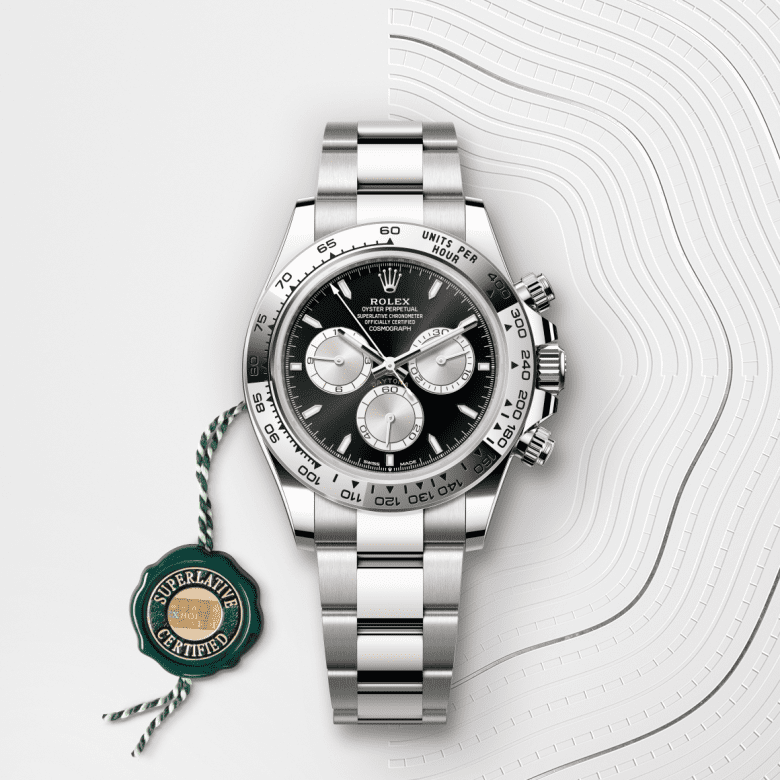 Rolex Cosmograph Daytona, Oyster, 40 mm, hvidguld, M126509-0001
