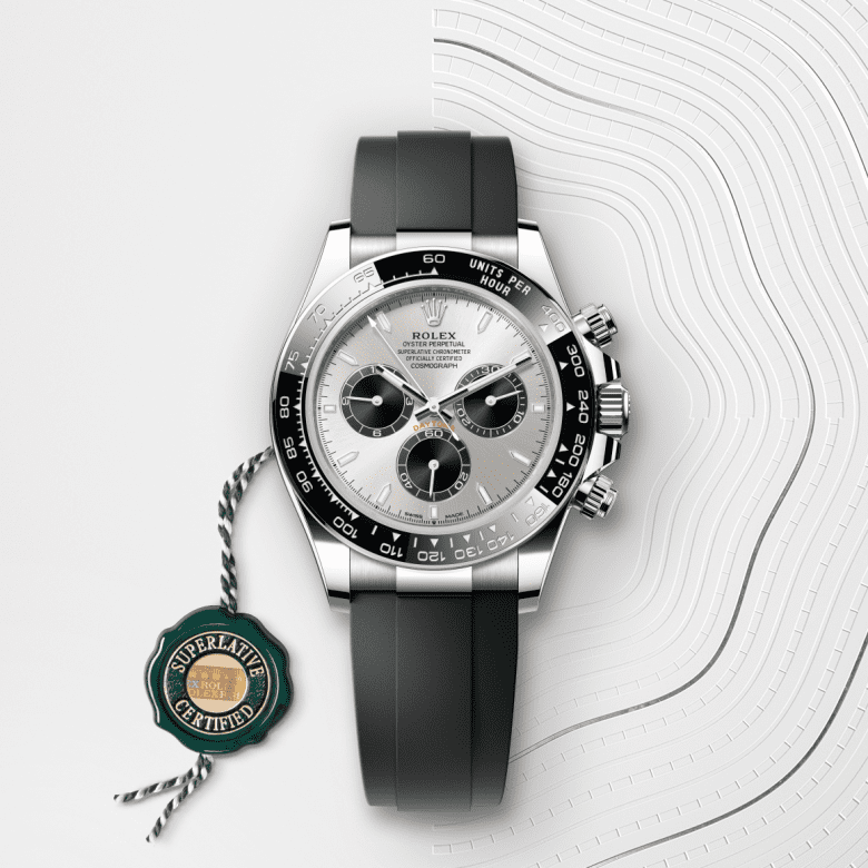Rolex Cosmograph Daytona, Oyster, 40 mm, hvidguld, M126519LN-0006