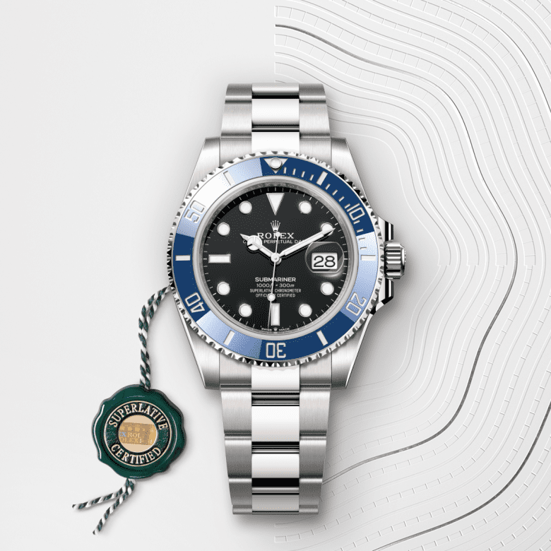 Rolex Submariner Date, Oyster, 41 mm, hvidguld, M126619LB-0003