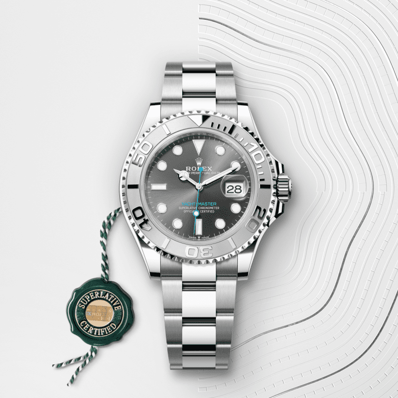 Rolex Yacht-Master 40, Oyster, 40 mm, Oystersteel og platin, M126622-0001