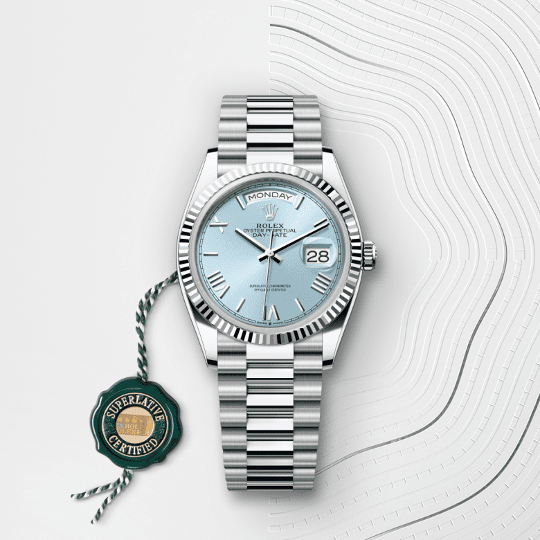 Rolex Day-Date 36, Oyster, 36 mm, platin, M128236-0018