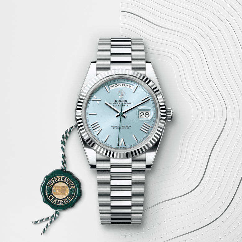Rolex Day-Date 40, Oyster, 40 mm, platin, M228236-0012
