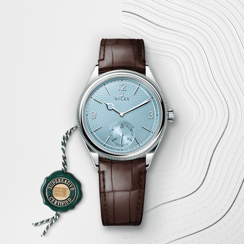 Rolex 1908, 39 mm, platin, poleret finish, M52506-0002