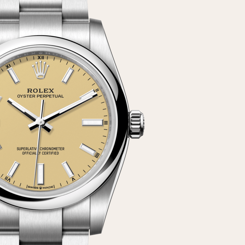 Rolex Oyster Perpetual 34, Oyster, 34 mm, Oystersteel, M124200-0007