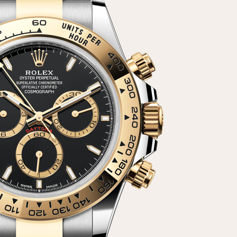Rolex Cosmograph Daytona, Oyster, 40 mm, Oystersteel og gult guld, M126503-0003