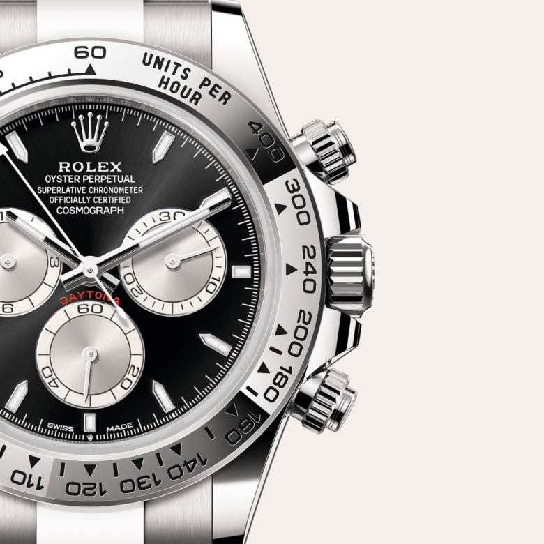 Rolex Cosmograph Daytona, Oyster, 40 mm, hvidguld, M126509-0001