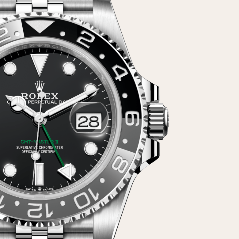 Rolex GMT-Master II, Oyster, 40 mm, Oystersteel, M126710GRNR-0003