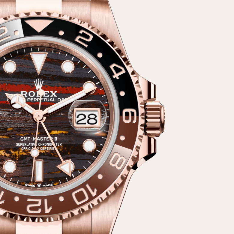 Rolex GMT-Master II, Oyster, 40 mm, Everose guld, M126715CHNR-0002