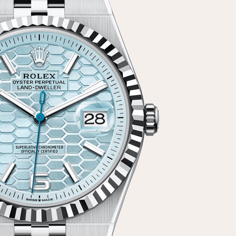 Rolex Land-Dweller 40, Oyster, 40 mm, platin, M127336-0001