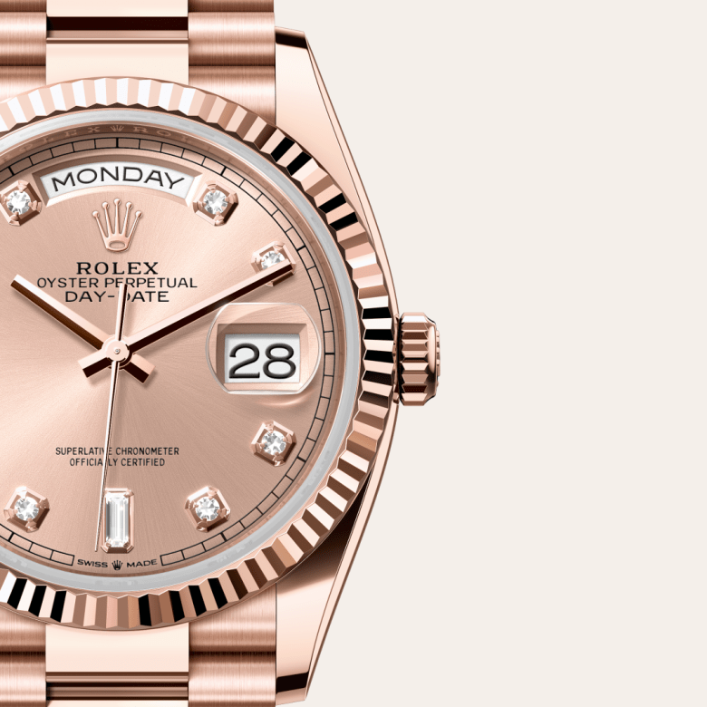 Rolex Day-Date 36, Oyster, 36 mm, Everose guld, M128235-0009